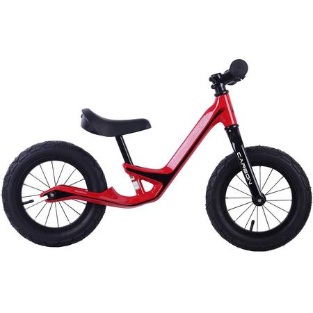 Royalbaby Loopfiets Balance Bike Carbon - Loopfiets - Jongens en meisjes - Rood - 12 Inch