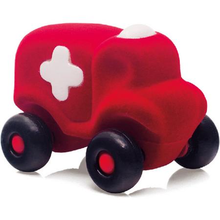 Rubbabu - Hopkins ambulance groot (rood)