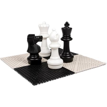 Buiten schaakspel inclusief schaakmat
