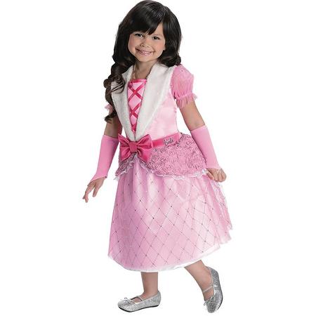 Barbie Jurk Prinses Rosebud - Maat 98/104