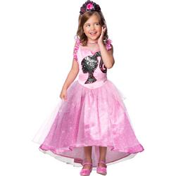 Barbie Kinder Verkleedjurkje Sequin Princess Maat 110-116
