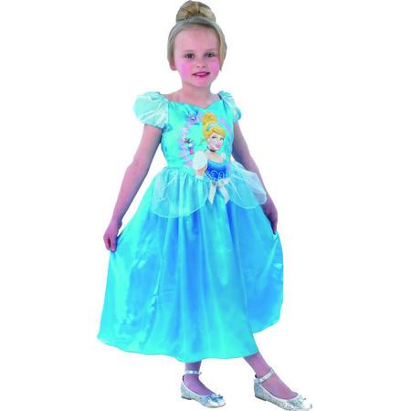 Disney Prinsessenjurk Assepoester Storytime - Kostuum Kind - Maat 116/122
