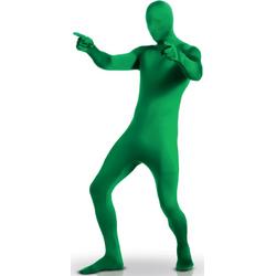 Groen second skin pak - Verkleedkleding