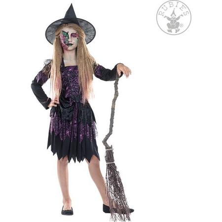 Halloween Heksenjurkje Kind Spider Witch Maat 116
