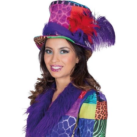 Mottoland 414449 Multi kleuren Polyester Carnaval feesthoedje