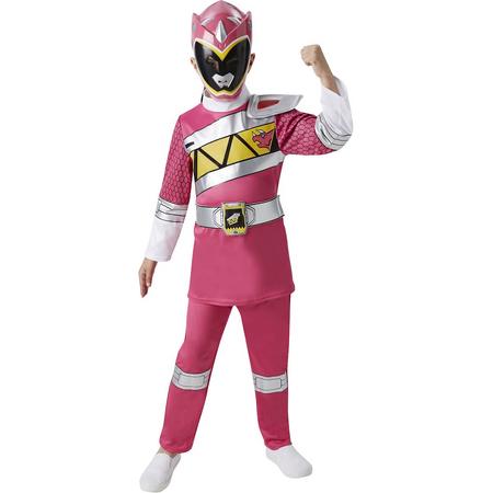 Pink Ranger Dino Charge Deluxe - Kostuum Kind - Maat 98/104