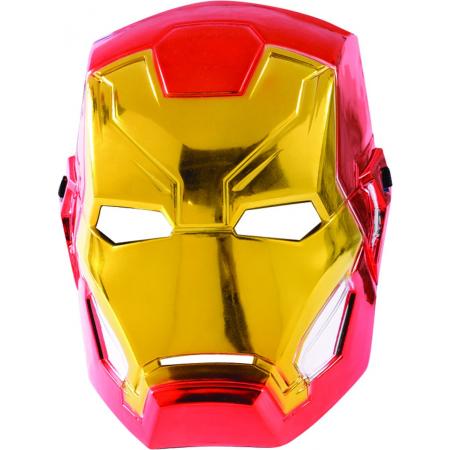 Plastic Iron Man™ half masker - Verkleedmasker