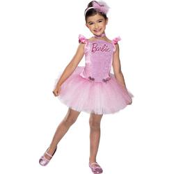   - Barbie Kostuum - Kinder Ballerina Barbie Kostuum Meisje - roze - Maat 104 - Carnavalskleding - Verkleedkleding
