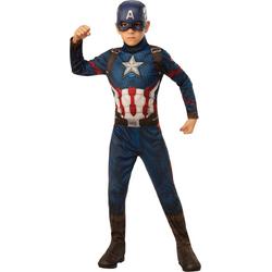   - Captain America Kostuum - Captain America Kostuum Jongen - - Maat 104 - Carnavalskleding - Verkleedkleding