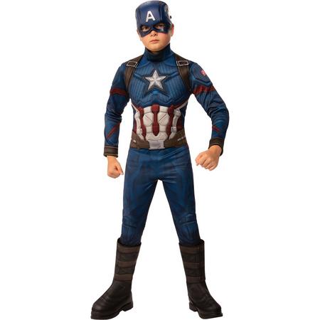 Rubies - Captain America Kostuum - Captain America Kostuum Jongen - - Maat 104 - Carnavalskleding - Verkleedkleding