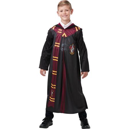Rubies - Harry Potter Kostuum - Gryffindor Mantel Kostuum Kind - rood,geel,zwart - 11 - 13 jaar - Carnavalskleding - Verkleedkleding