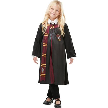 Rubies - Harry Potter Kostuum - Gryffindor Mantel Kostuum Kind - rood,geel,zwart - Maat 116 - Carnavalskleding - Verkleedkleding