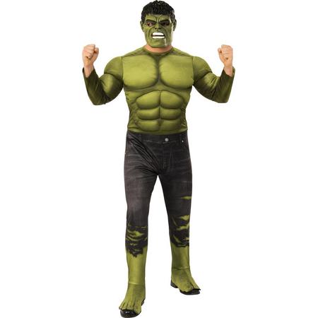 Rubies - Hulk Kostuum - Hulk Kostuum Man - groen - Medium / Large - Carnavalskleding - Verkleedkleding