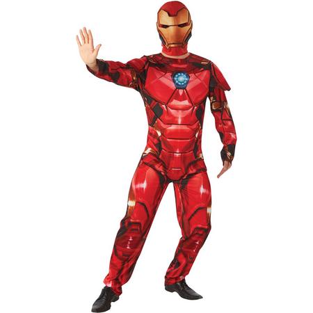 Rubies - Iron - Man - Iron - Man - rood,goud - Medium / Large - Carnavalskleding - Verkleedkleding