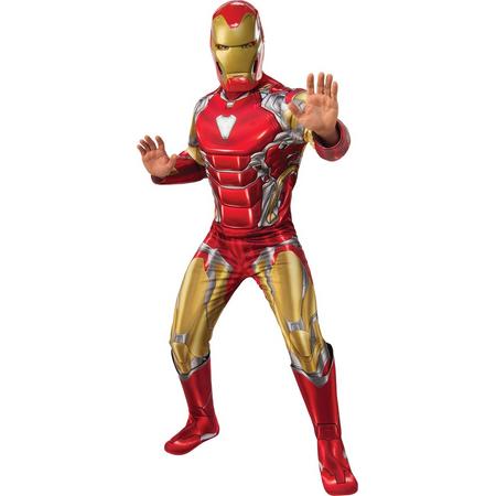 Rubies - Iron - Man - Iron - Man - rood,goud - Medium / Large - Carnavalskleding - Verkleedkleding