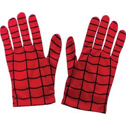   - Spiderman Kostuum - Spiderman Handschoenen - rood,zwart - One Size - Carnavalskleding - Verkleedkleding