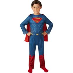   - Superman Kostuum - Superman Kostuum Jongen - blauw,rood,geel - Maat 140 - Carnavalskleding - Verkleedkleding