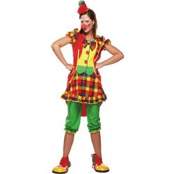   Kostuum Lady Clown Dames Maat 38