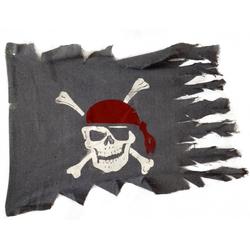 Rubies Piratenvlag 20 X 20 Cm Zwart