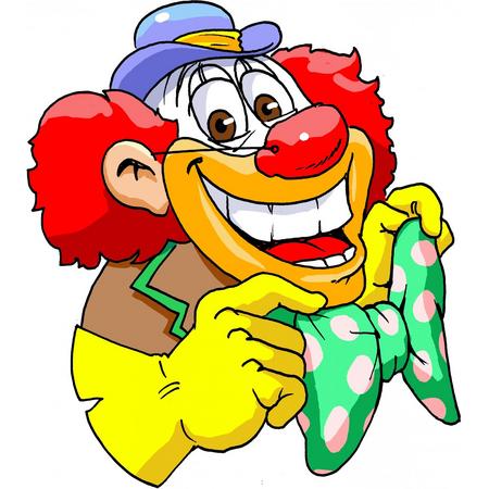 Rubies Wanddecoratie Clown Met Handschoenen 70 X 40 Cm Multicolor