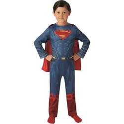 Superman Kinder Kostuum- Justice League Classic - Maat: L - Leeftijd 7-8 Jaar- 3640811-L