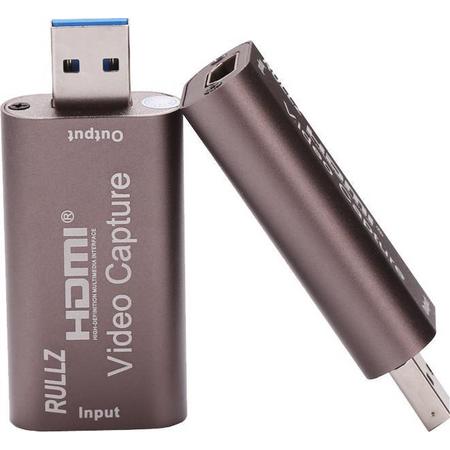 USB3.0 - HDMI - Capture Card - HD60 fps - Plug & Play - Record/Stream elke HDMI-console of camera - PS4 / Xbox / Windows / Mac / Linux