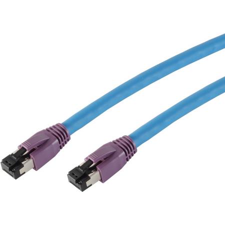 S-Conn 08-40081 netwerkkabel 15 m Cat8 S/FTP (S-STP) Blauw