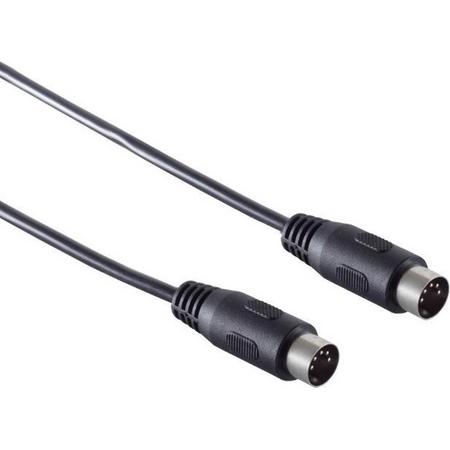S-Impuls DIN 5-pins audiokabel / zwart - 2 meter