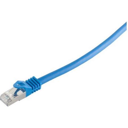 S-Impuls S/FTP CAT7 10 Gigabit netwerkkabel / blauw - LSZH - 0,50 meter