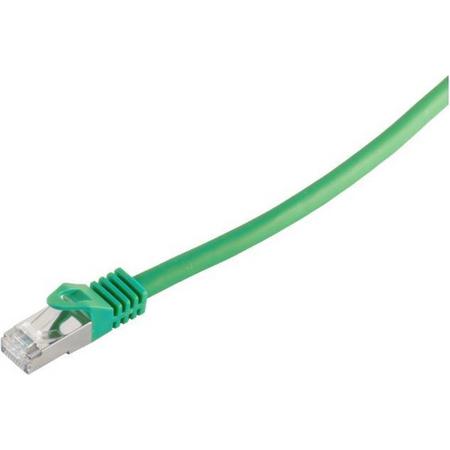 S-Impuls S/FTP CAT7 10 Gigabit netwerkkabel / groen - LSZH - 0,50 meter