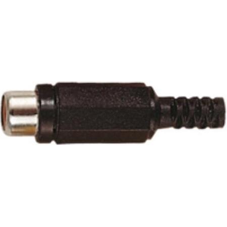 S-Impuls Tulp (v) audio/video connector - plastic / zwart