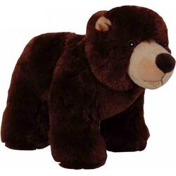 Pluche bruine beer knuffel 35 cm - Beren roofdieren knuffels - Speelgoed voor kinderen