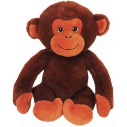 Pluche speelgoed knuffeldier Chimpansee aap van 23 cm