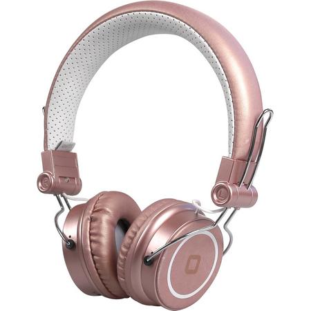 SBS DJ Stereo Headphone Bluetooth pink gold color