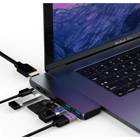 SBVR Duo USB-C adapter voor MacBook Pro - Space Grey