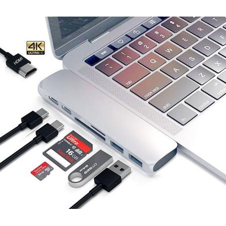 SBVR Duo USB-C adapter voor MacBook Pro - Zilver