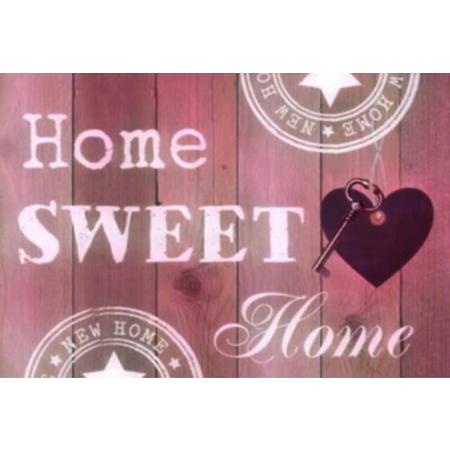 Diamond Painting - Home Sweet Home 30x20 Roze - FULL - SEOS Shop ®