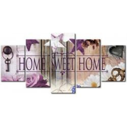 Diamond Painting Pakket Home Sweet Home (Natural Look) - 5 Luik - Volledig - Full - SEOS Shop ®