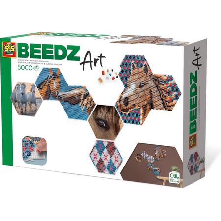 BEEDZ Art - Hex tiles Paarden
