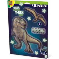   - Explore - Mega Glow T-Rex World - glow in the dark - met foam plakkers - leuke slaapkamer decoratie
