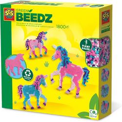   - Green Beedz - Strijkkralen set unicorn - gemaakt van recyclede materialen - PVC vrij - 1200 strijkkralen met legbord