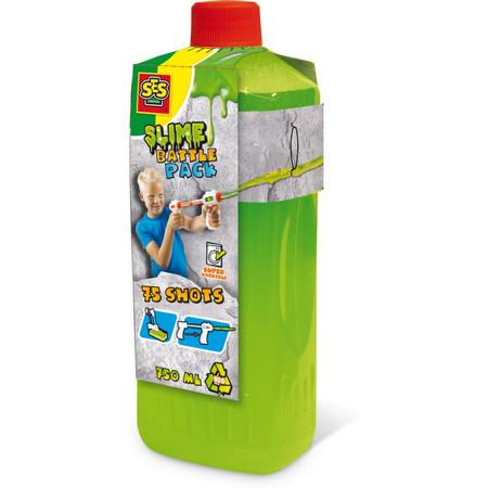 SES Slime battle navulling - Fluoriserend groen 750ml