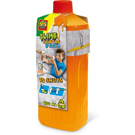 SES Slime battle navulling - Neon oranje 750ml