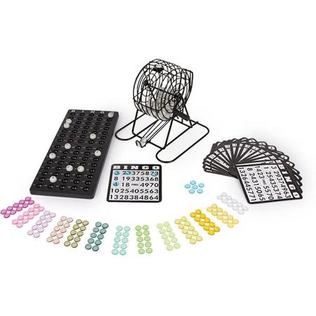 Bingo spel met molen en kaarten