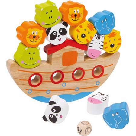 Houten balansspel - De dieren in de ark - Speelgoed vanaf 3 jaar