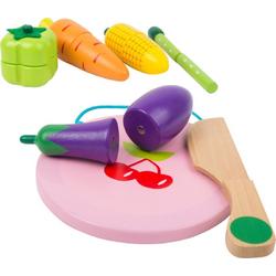 Houten speelgoed eten en drinken - Snijdbare magnetisch fruit en groente - Houten speelgoed vanaf 3 jaar
