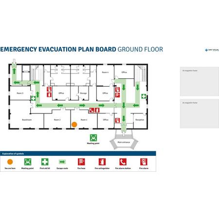 Sheets voor kliklijsten A0, Emergency & Evacuation