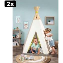 2x Smoby Teepee Tipi - Speeltent