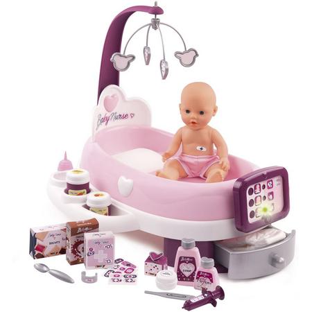 Smoby Baby Nurse Elektronische Verzorgingsset Afmeting artikel: 55 x 53,9 x 52,5 cm, geschikt voor poppen tot 42 cm