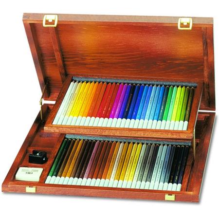 STABILO CarbOthello Kalk- Pastel Kleurpotloden - 60 kleuren in houten kist